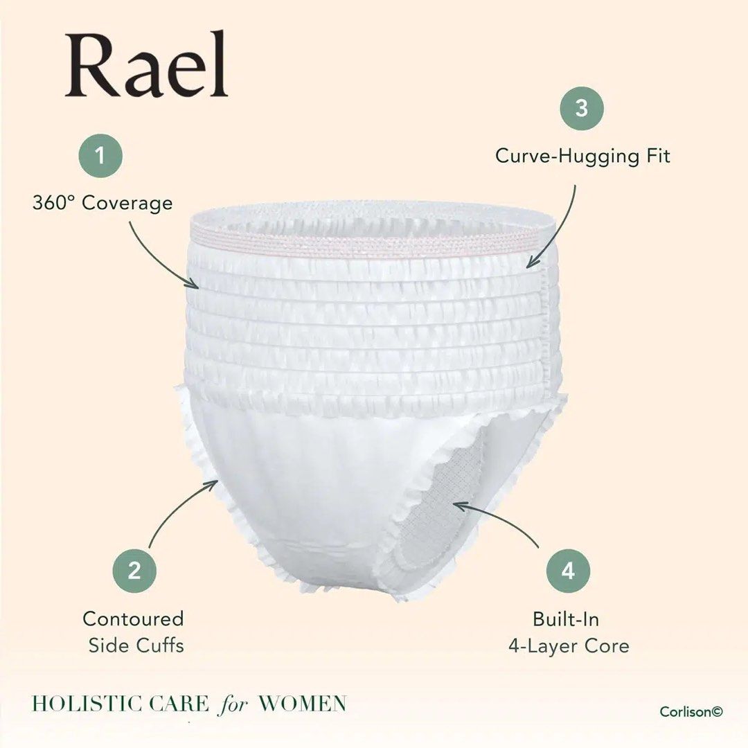 Rael organic period underwear, Beauty & Personal Care, Sanitary Hygiene on  Carousell