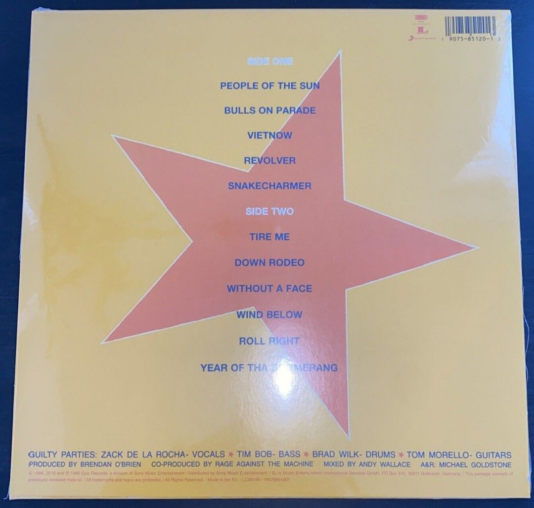 RAGE AGAINST THE MACHINE EVIL EMPIRE VINYL (Category: Vinyls) located in Manila. Submitted by ramonrobin.cruz (Listing ID 1250221133, Image 2). Description: ₱3,500 RAGE AGAINST THE MACHINE EVIL EMPIRE VINYL brand new sealed made in E.U.