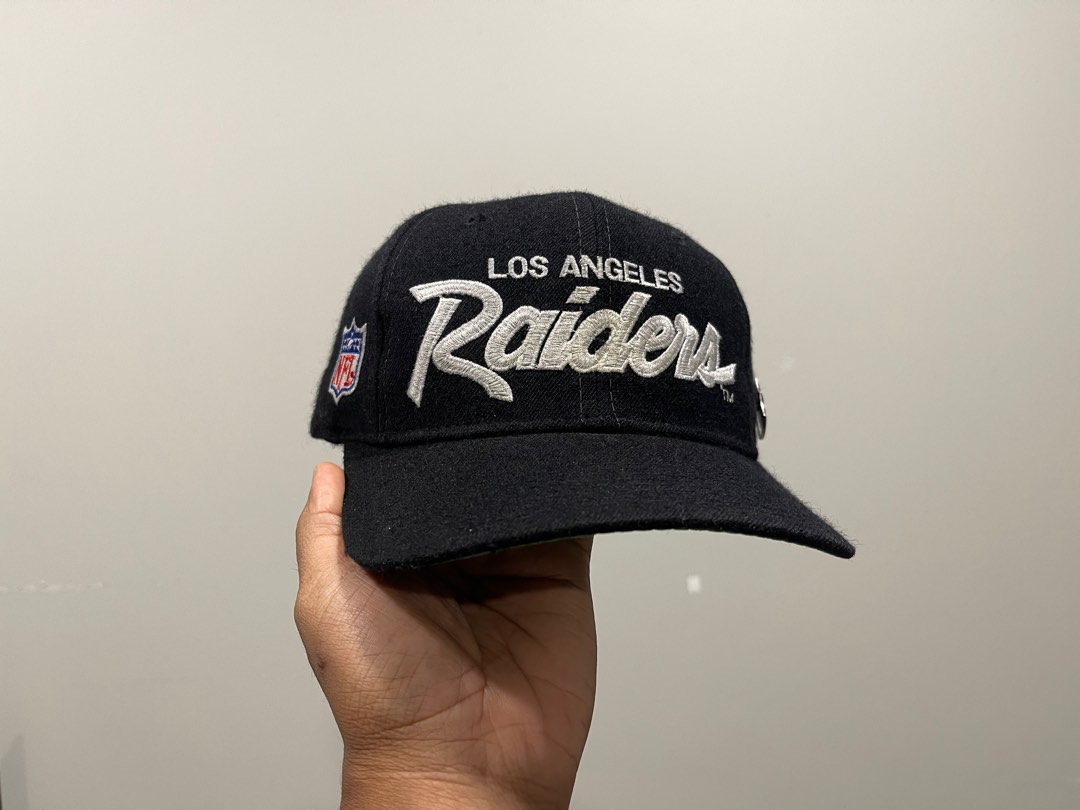 Vintage La Raiders Sports Specialties Script Wool Snapback