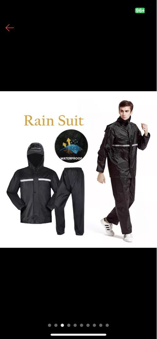 Rain top gear suit
