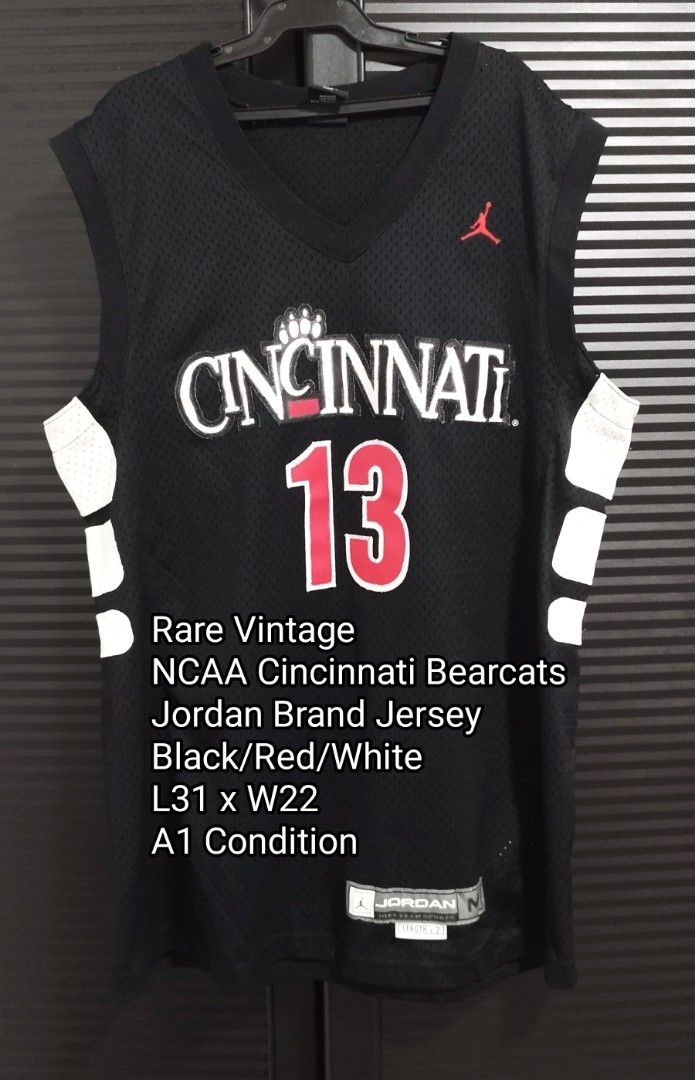 Jordan, Shirts, Rare Red Jordan Brand University Of Cincinnati Bearcats  Basketball Jersey 4 Xl