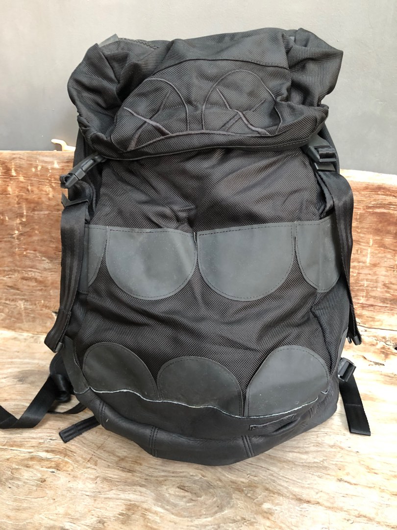 Rare Visvim x Kaws Original Fake chomper backpack, Men's Fashion 