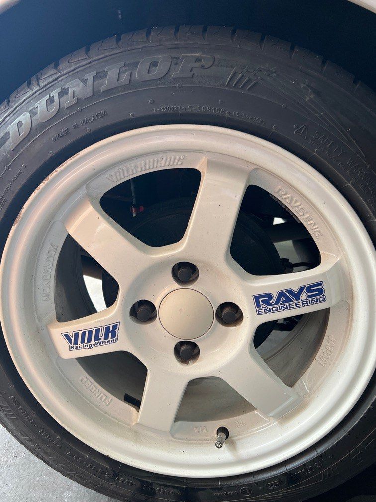 Rays Engineering Volks Engineering rims for honda fit, Car Accessories ...