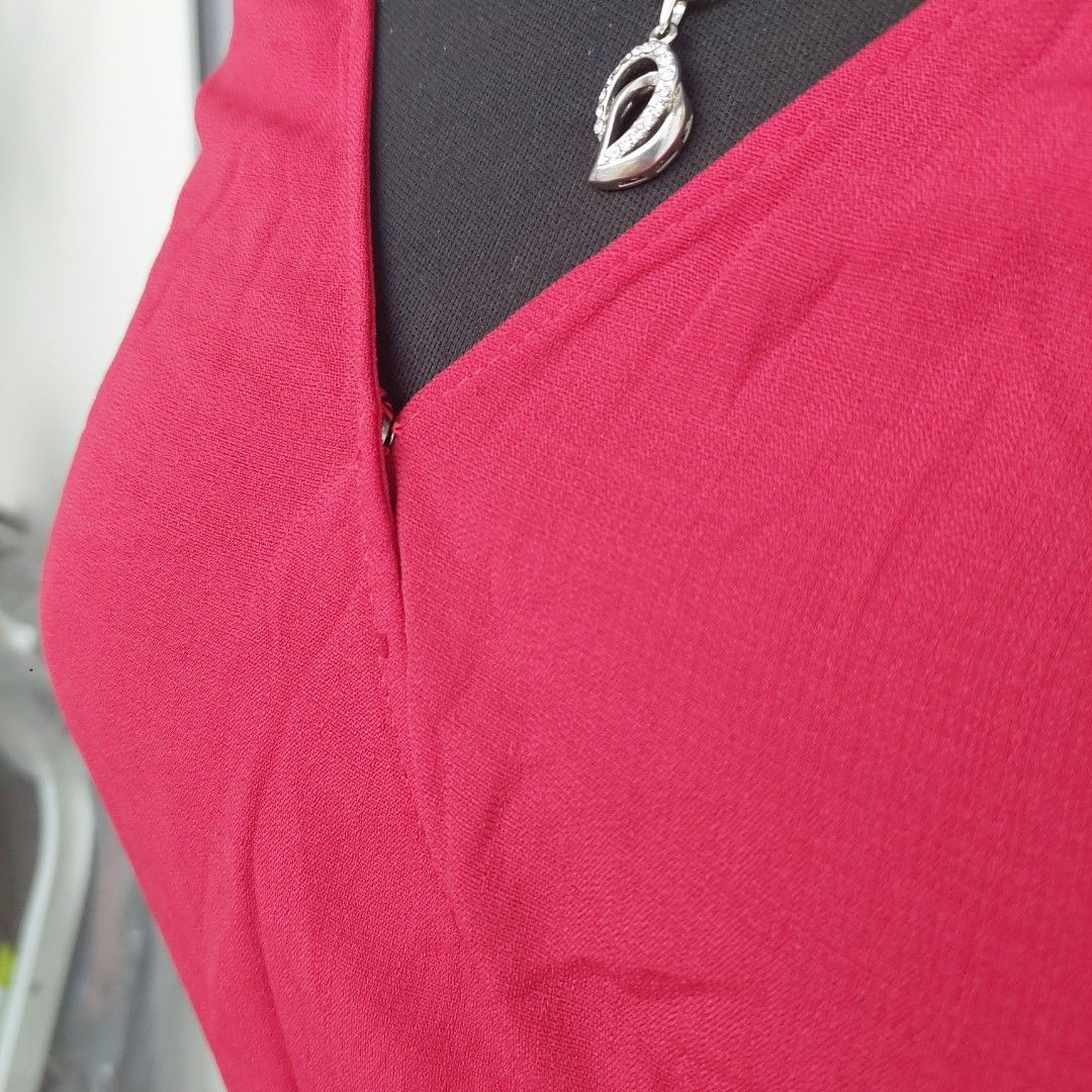 red-wrap-dress-on-carousell
