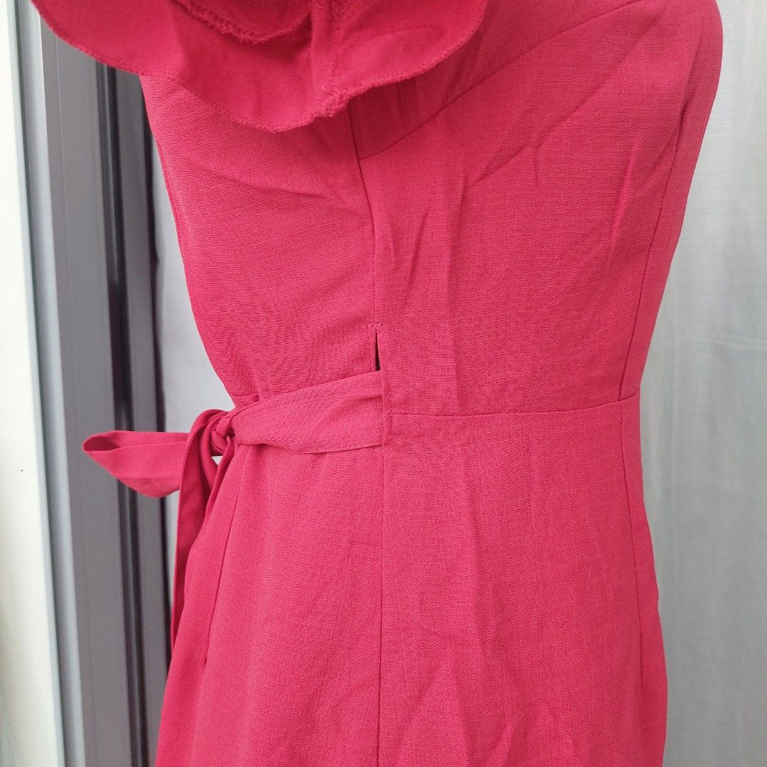 red-wrap-dress-on-carousell