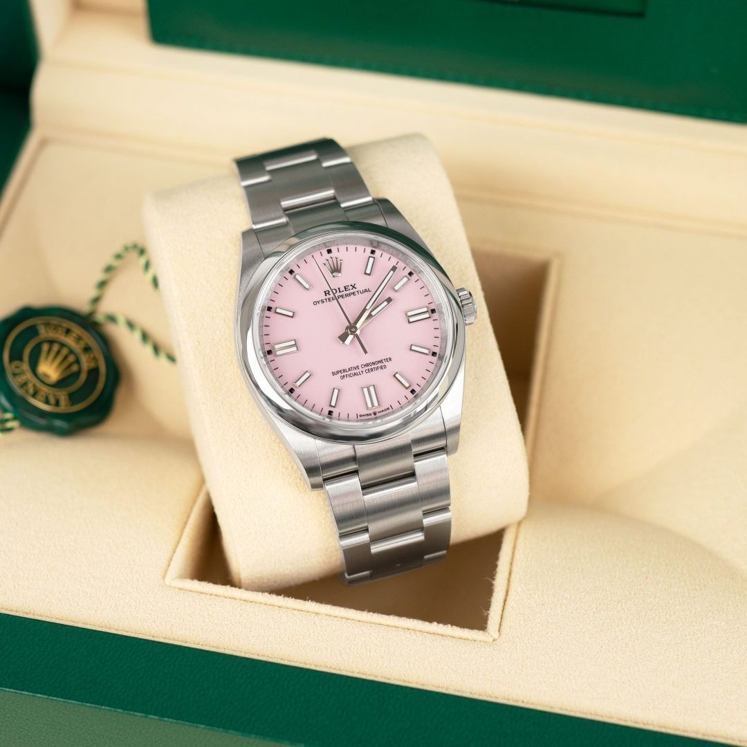 Rolex op 36 on sale pink