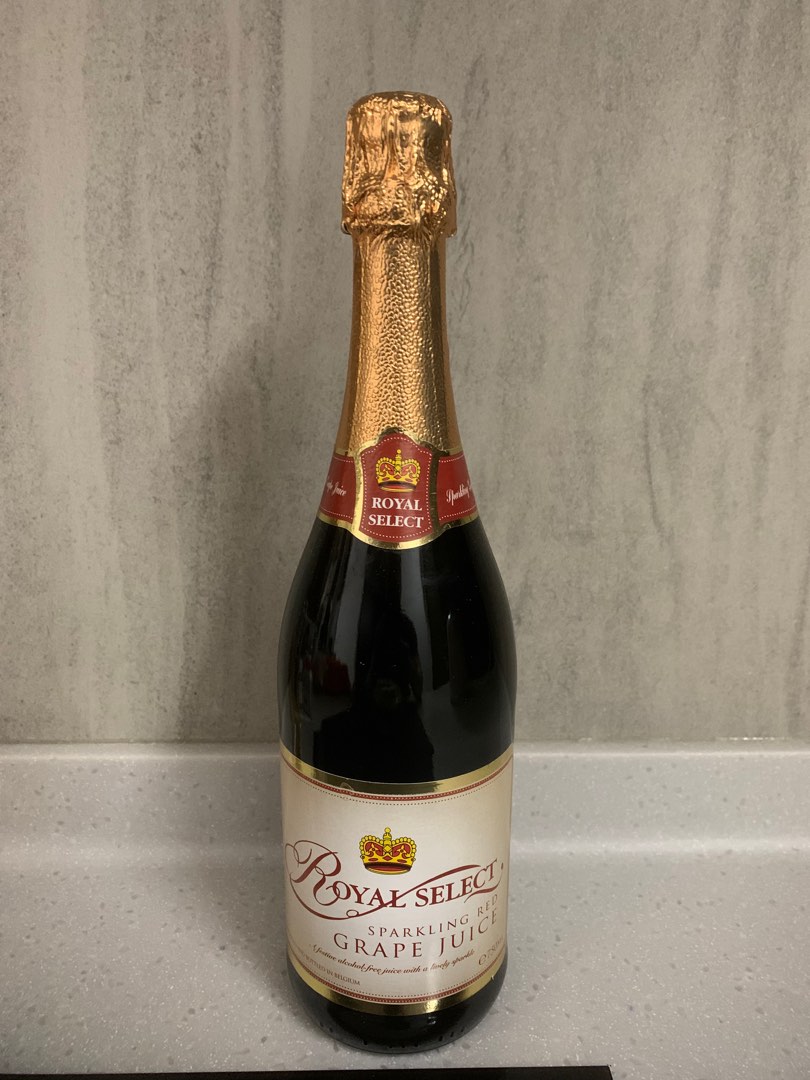 Royal Select Red Grape Sparkling Juice 750ml, Food & Drinks, Alcoholic