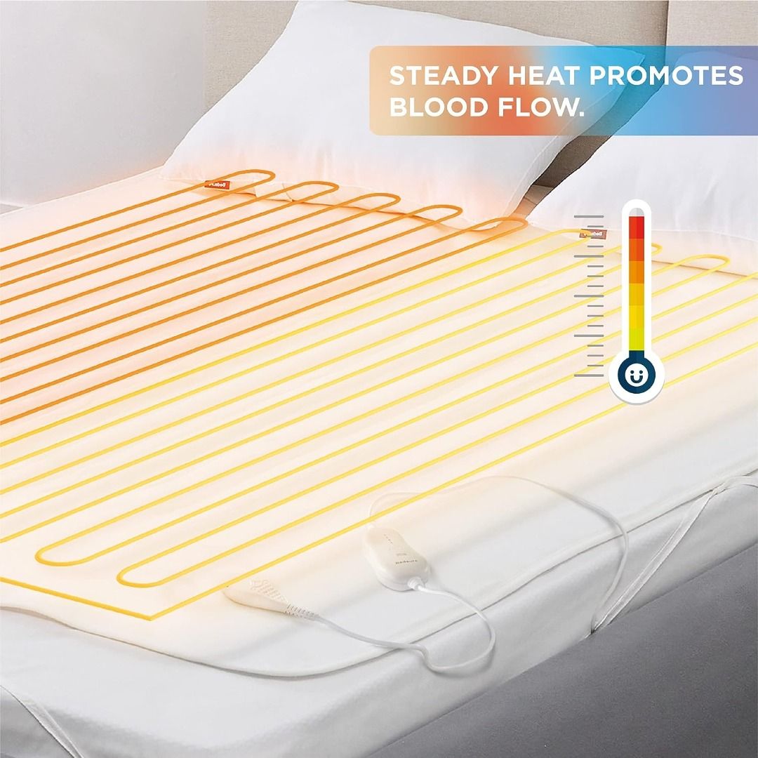 Sale 🔥 Bedsure Electric Blanket King Size - Heated Underblanket Bed Warmer  with 4 Heat, Washable Electric Mattress Pad Heater, 165x137cm, Mobile  Phones u0026 Gadgets, Mobile u0026 Gadget Accessories, Other Mobile u0026