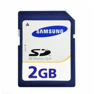 Samsung 2GB SD Standard Memory Card For Cameras