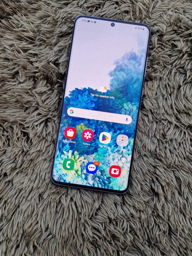 Samsung S20 ultra 5g (Category: Samsung) located in Quezon City. Submitted by mubrogadgets (Listing ID 1250327498, Image 1). Description: SAMSUNG S20 ULTRA 5G No issue 👉SUPER FLAGSHIP PHONE 👉5G NETWORK 👉100x zoom super linaw ng camerw 👉12gb ram Quick specs👇👇👇 👉Dynamic AMOLED 2X, 120Hz, HDR10+, 1400 nits (peak) 👉6.9 inches, 👉Exynos 990 (7 nm+) 👉Mali-G77 MP11 👉Fingerprint (under display, ultrasonic), 👉128gb 👉Samsung DeX, (desktop expe