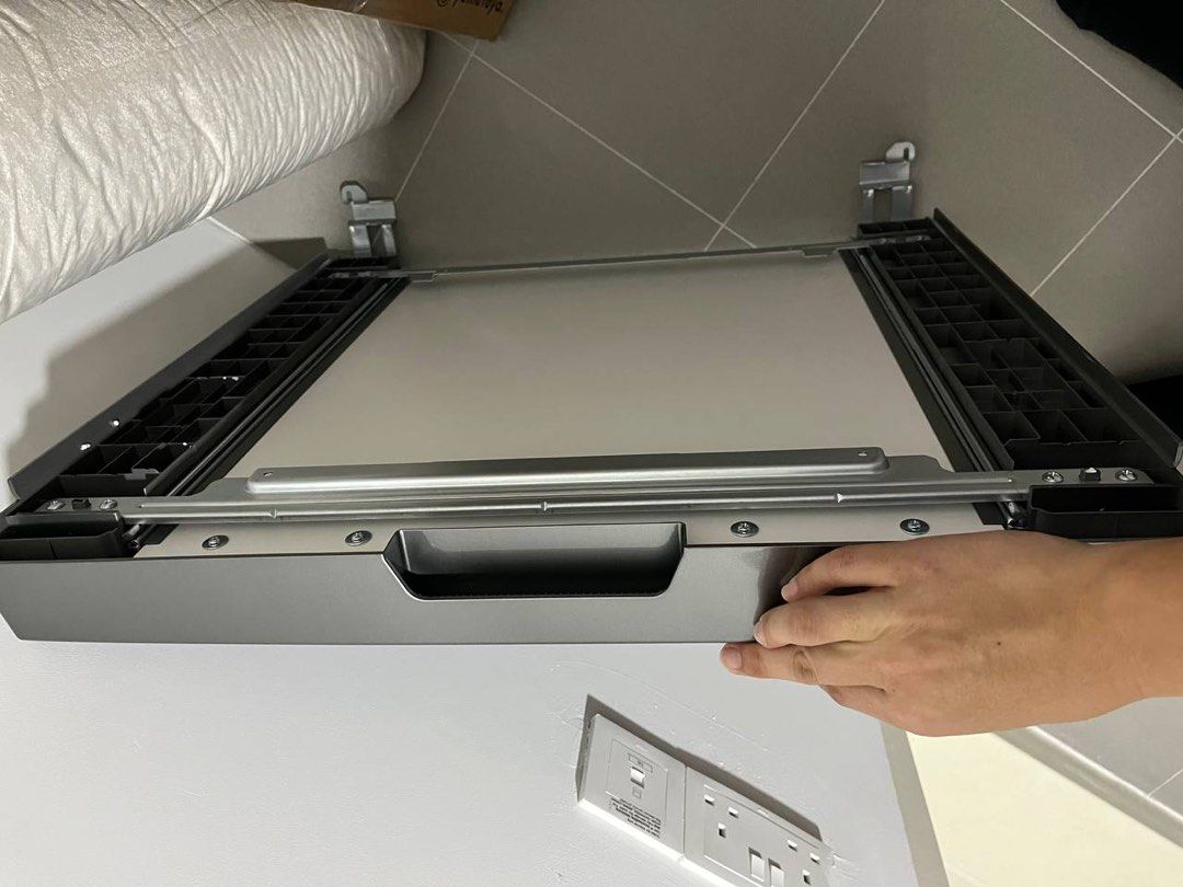 Samsung washer dryer stacking unit with pull out table space, TV & Home