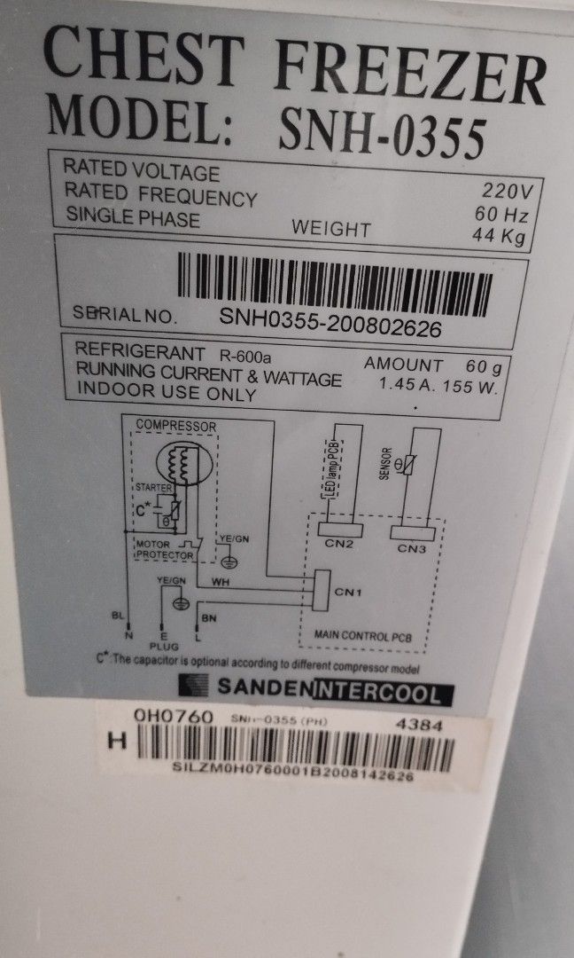 Sanden Chest freezer on Carousell