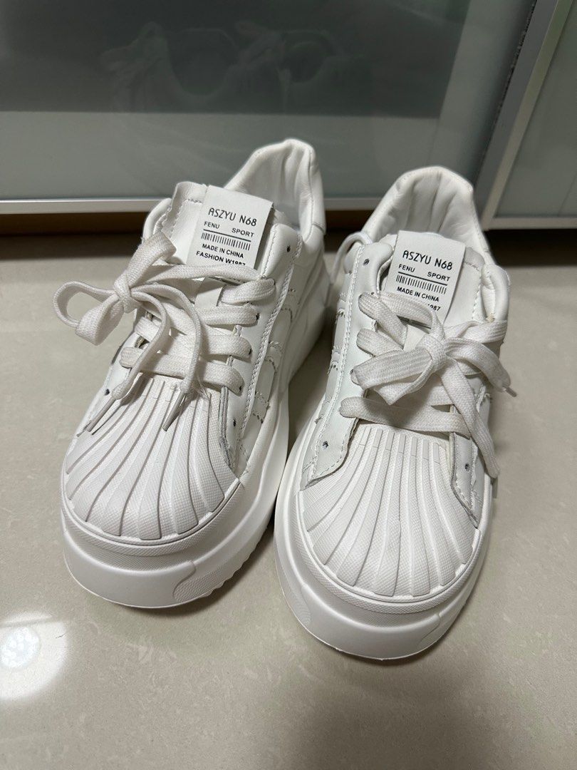 White new arrivals sneakers clearance