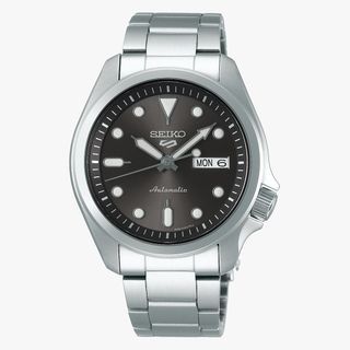 Seiko 5 Sports Superman SRPE51K1 Automatic 100M Grey Dial Stainless Steel Bracelet Gents Watch