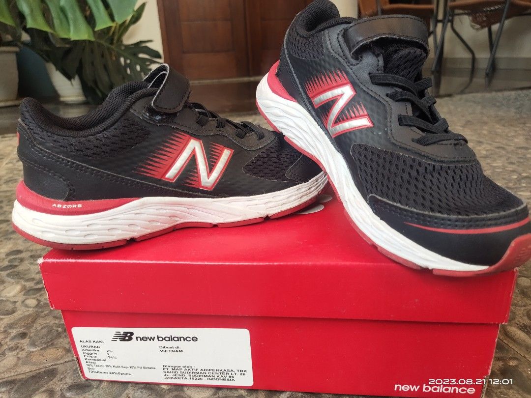 Sepatu New Balance ORI Size 34 5 2 5 insole 20.5cm