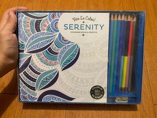 Serenity Coloring Book and Pencils