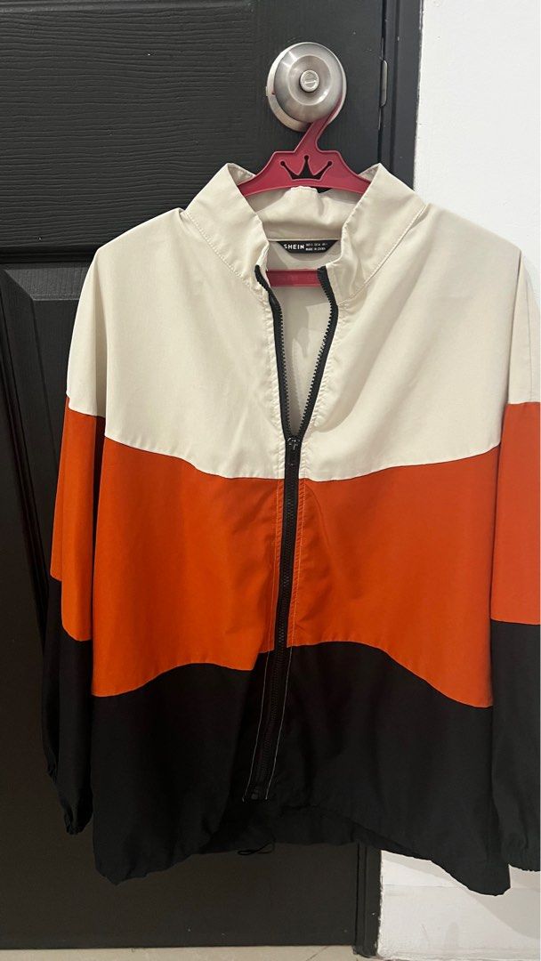 Shein orange jacket clearance