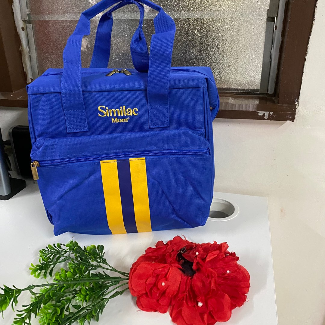 Similac mom cooler bag Blue cooler bag Breastmilk cooler storage bag