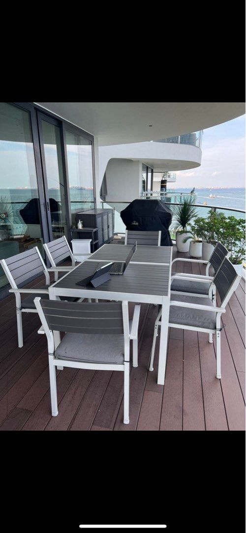 Sjalland Ikea Dining Table Set, Furniture & Home Living, Outdoor ...