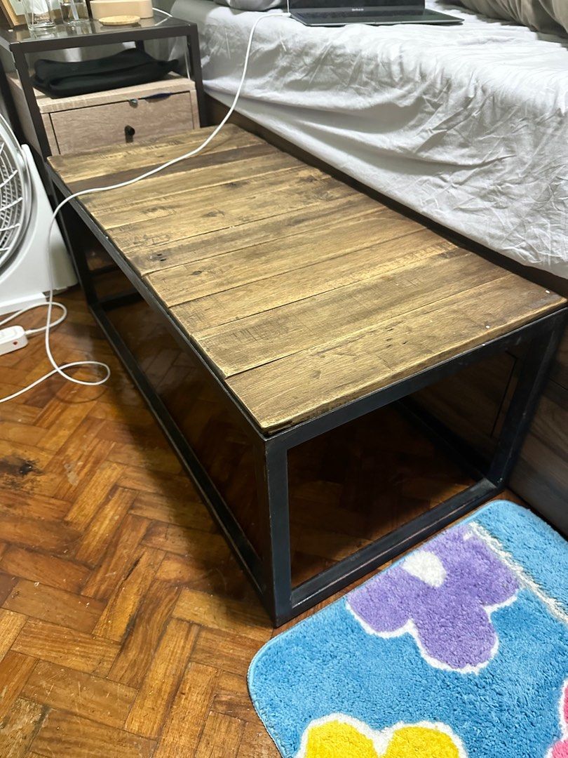 Solid Wood Bench/coffee table (Category: Tables & Sets) located in Manila. Submitted by iamken28 (Listing ID 1250346966, Image 1). Description: Negotiable price RFS: no space at home.