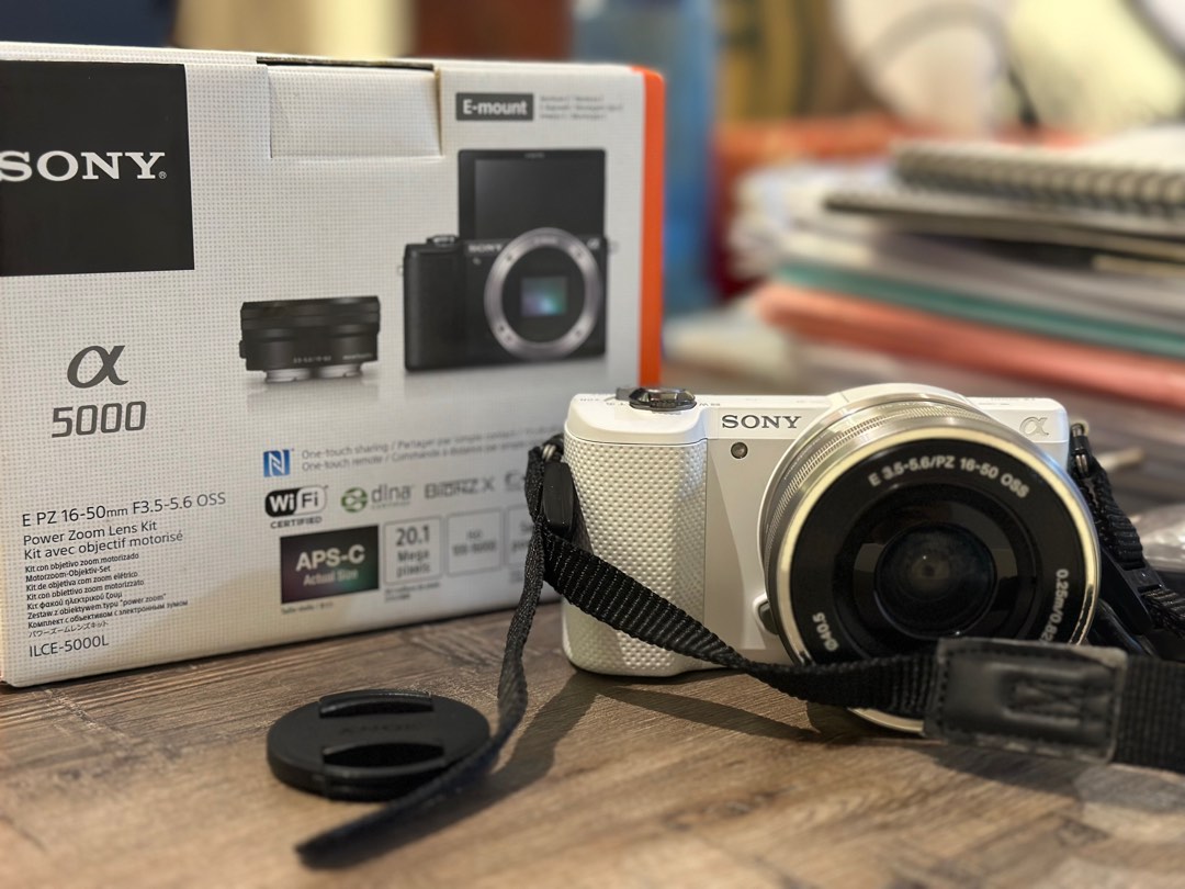 Sony A5000 Camera(Free SD card), Photography, Cameras on Carousell