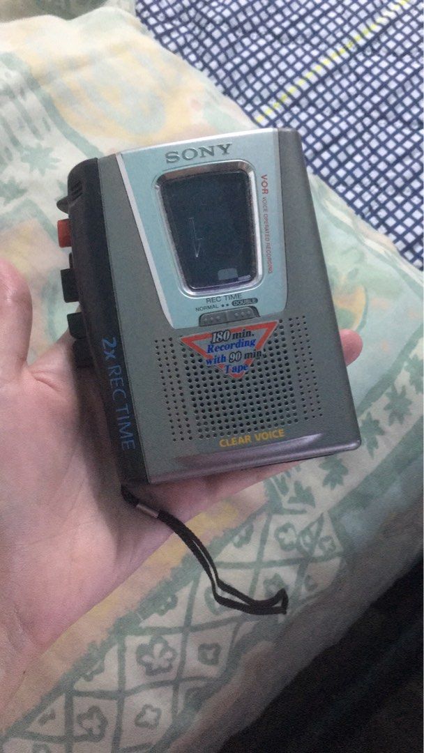 SONY CASETTE PLAYER & RECORDER, Audio, Portable Music Players on Carousell