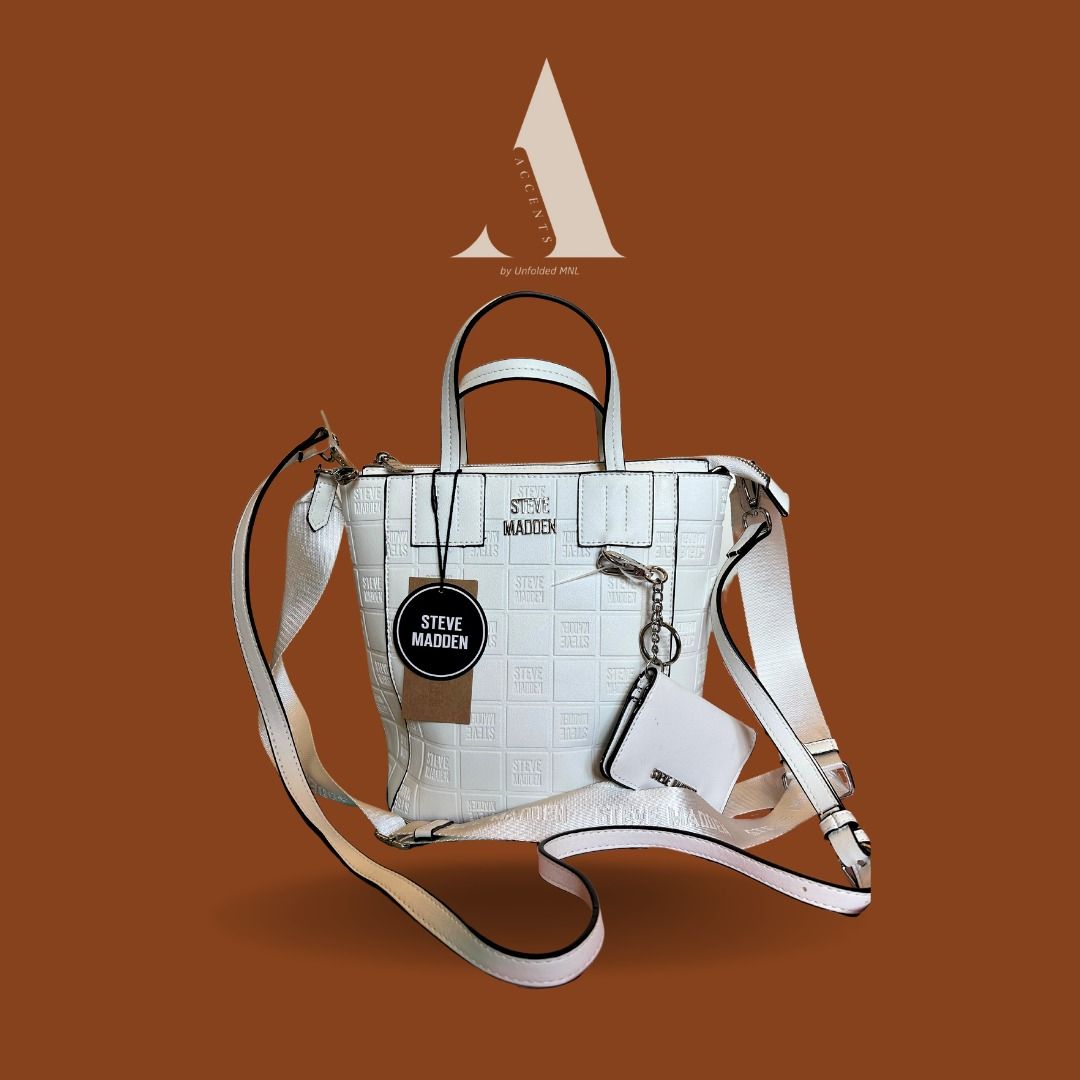 White steve madden 2025 purse