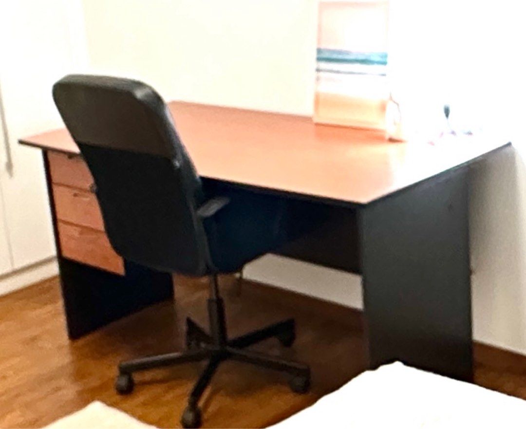 Study Table (Category: Other Home Furniture) located in Singapore. Submitted by ladystarfire (Listing ID 1250272636, Image 1). Description: Self-collection at Flora Dr today, FOC arrange your own transport! .