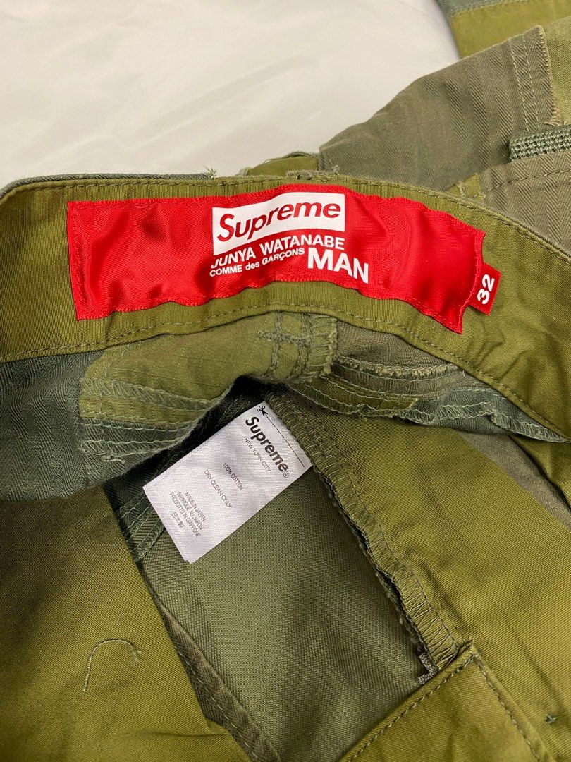 Supreme x JUNYA Watanabe cargo pant, 名牌, 服裝- Carousell