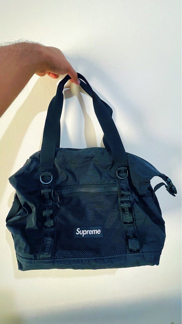 Supreme Zip Tote Bag Black FW20, Men's Fashion, Bags, Sling Bags