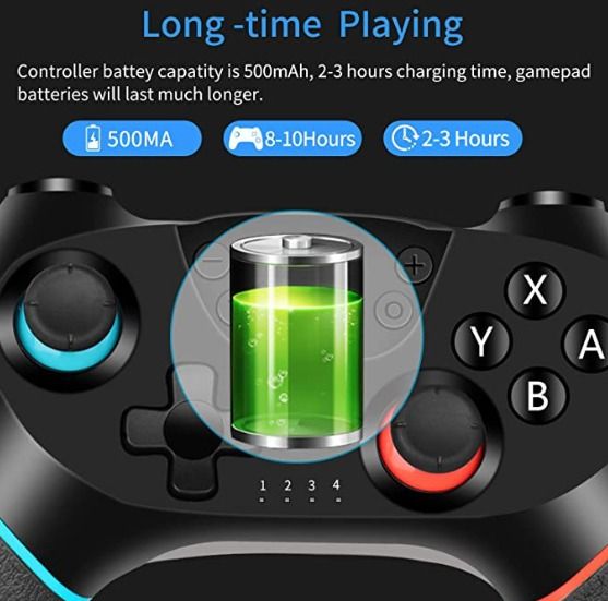 Nintendo switch pro controller charging time store