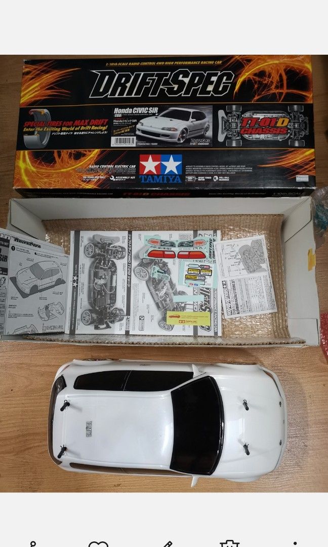Tamiya honda civic SIR eg6 (Category: Remote Control Toys) located in Manila. Submitted by genesis11_21 (Listing ID 1250296031, Image 1). Description: Tamiya honda civic SIR eg6 Item 92193 Tt01 d With esc With battery With stabilizer With hop up with servo 09976022888.