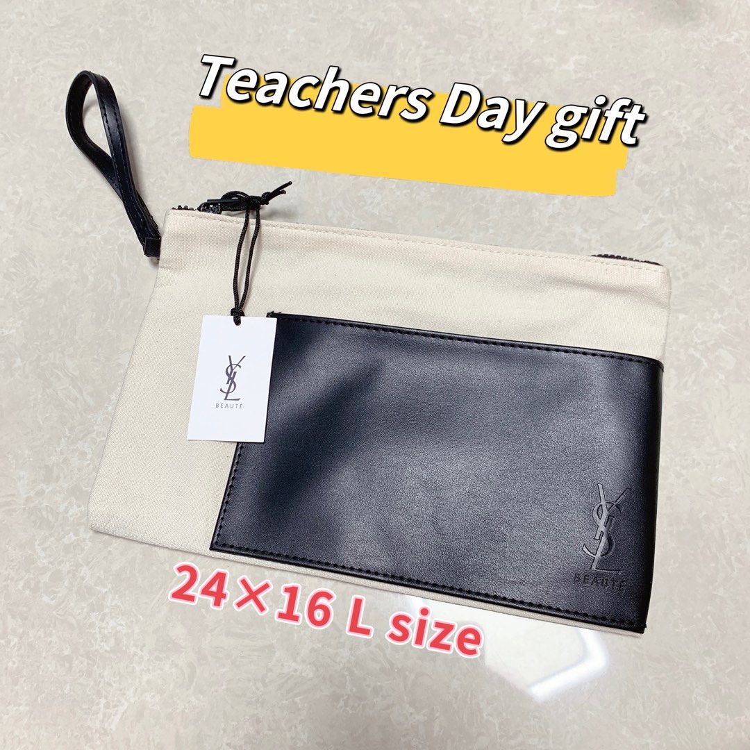 wholesale YSL Large cotton Pouch Canvas bag with pocket Women s Fashion Bags Wallets Purses Pouches on Carousell