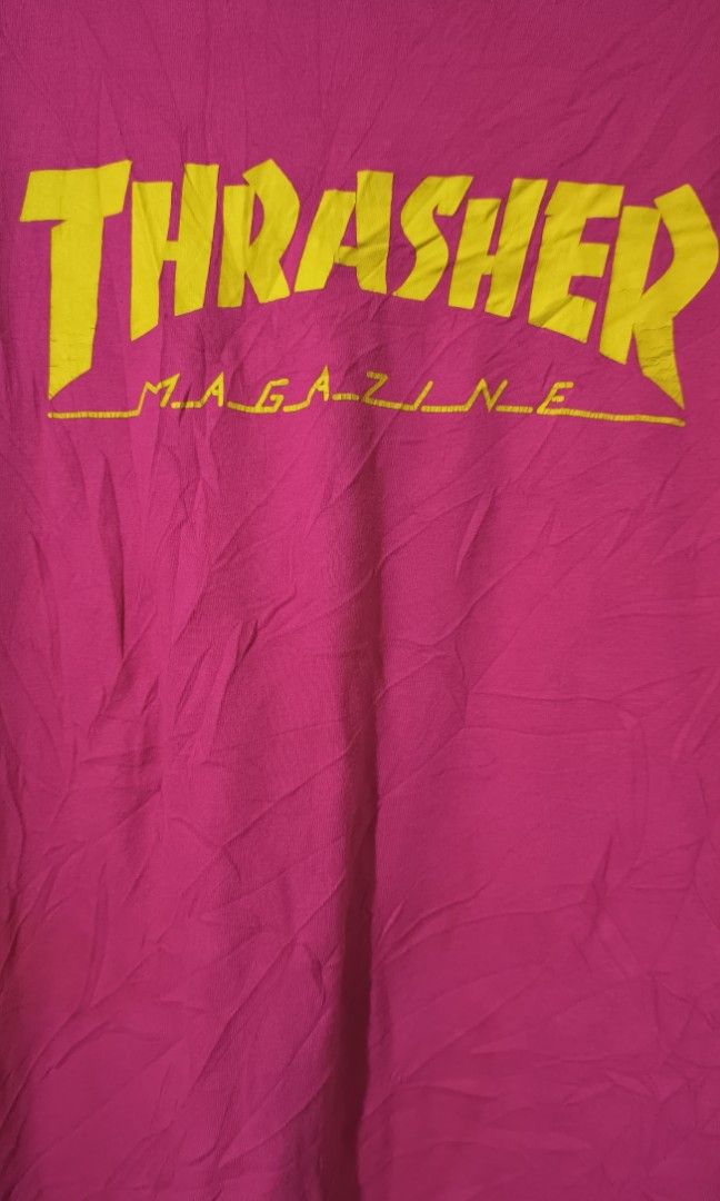 Pink and yellow top thrasher