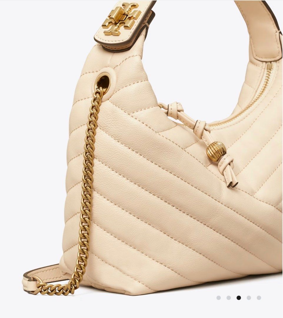 Tory burch kira chevron leather crescent bag clearance