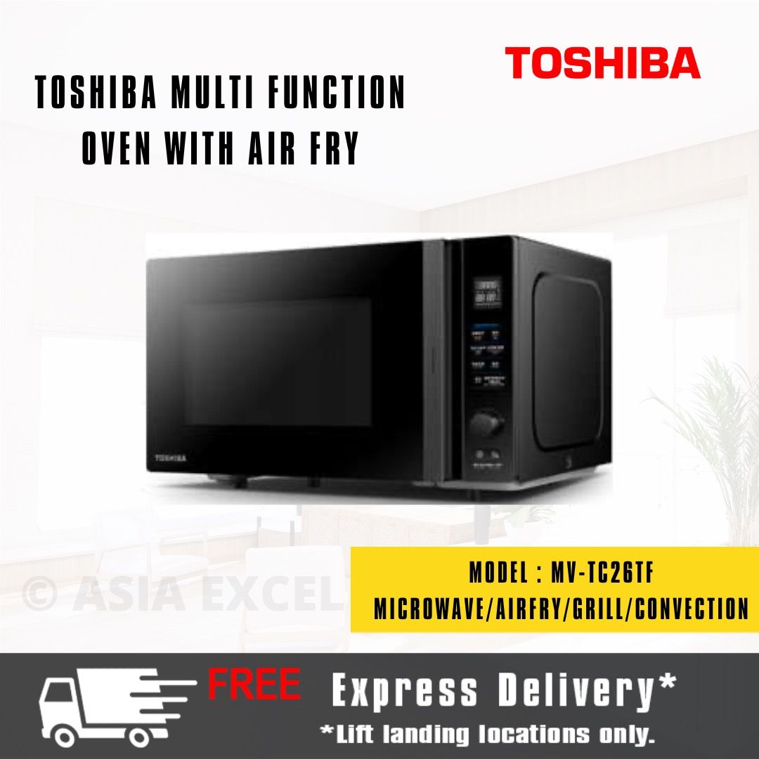 TOSHIBA MV-TC26TF 26L MICROWAVE OVEN WITH GRILL AND CONVECTION, TV ...