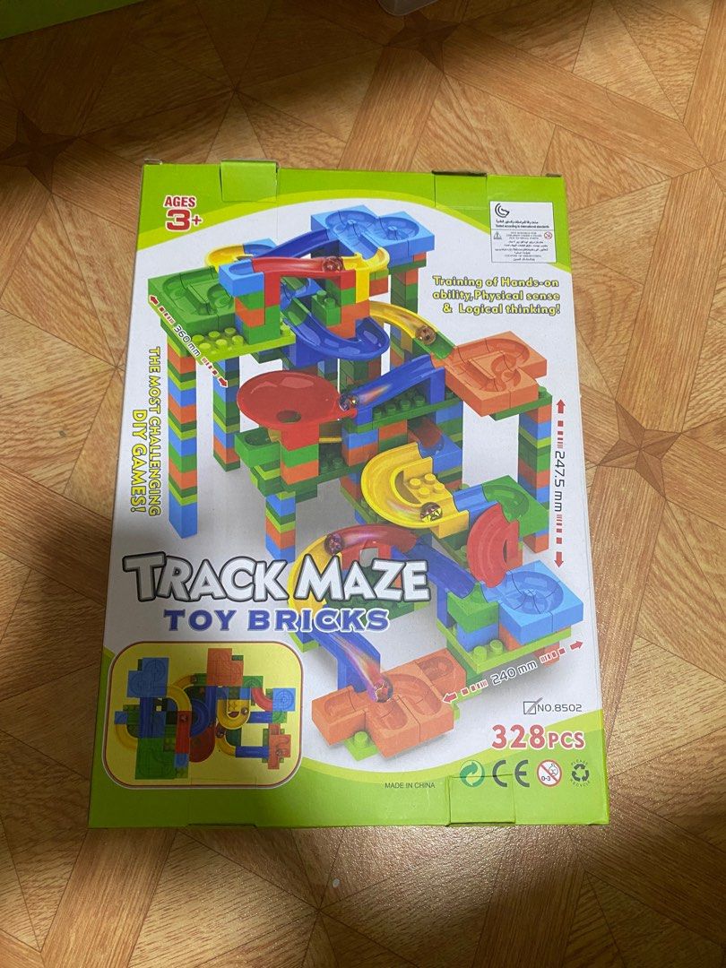 Track maze toy bricks on sale