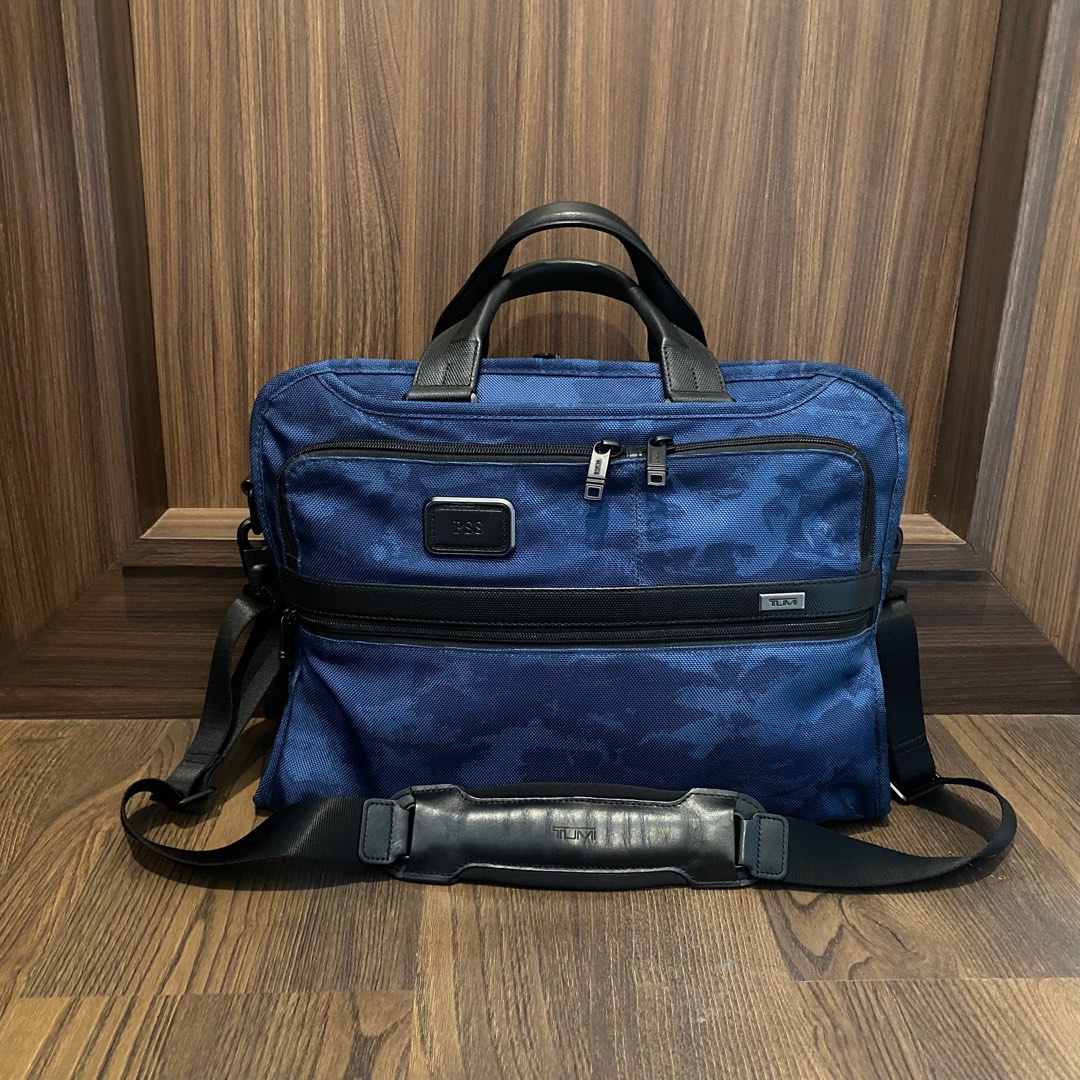 Tumi Alpha 2 Organizer Portfolio slim brief original asli, Fesyen Pria