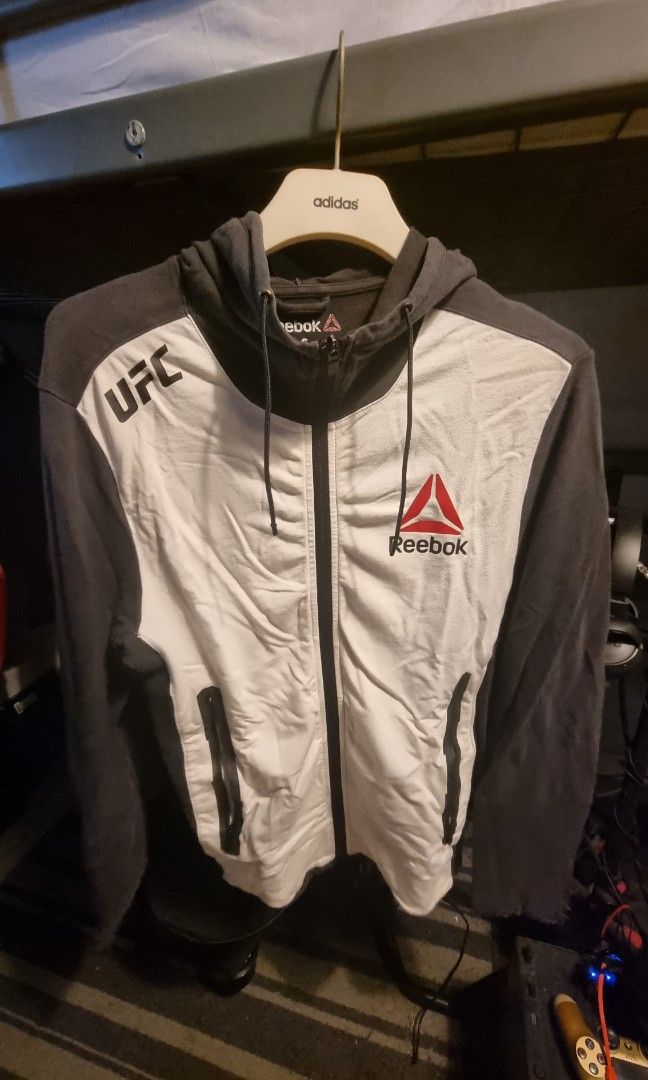 Reebok UFC Black Walkout Hoodie and Pants | FighterXFashion.com