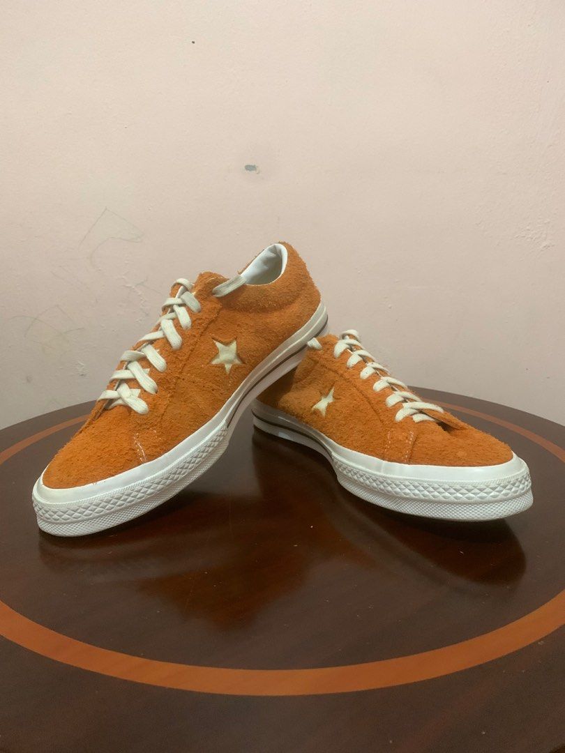 Converse one star sale ox bold mandarin