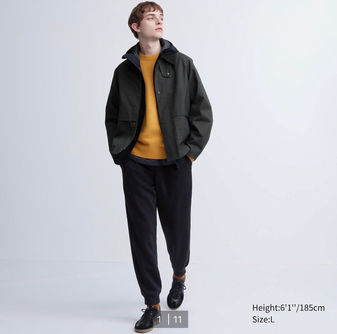 UNIQLO Black Sweatpants Men s Fashion Bottoms Joggers on Carousell