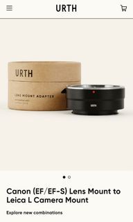 Urth Ef to L mount adapter
