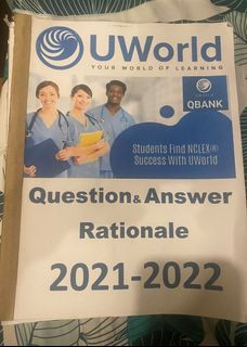 UWorld Q&A with Rationale