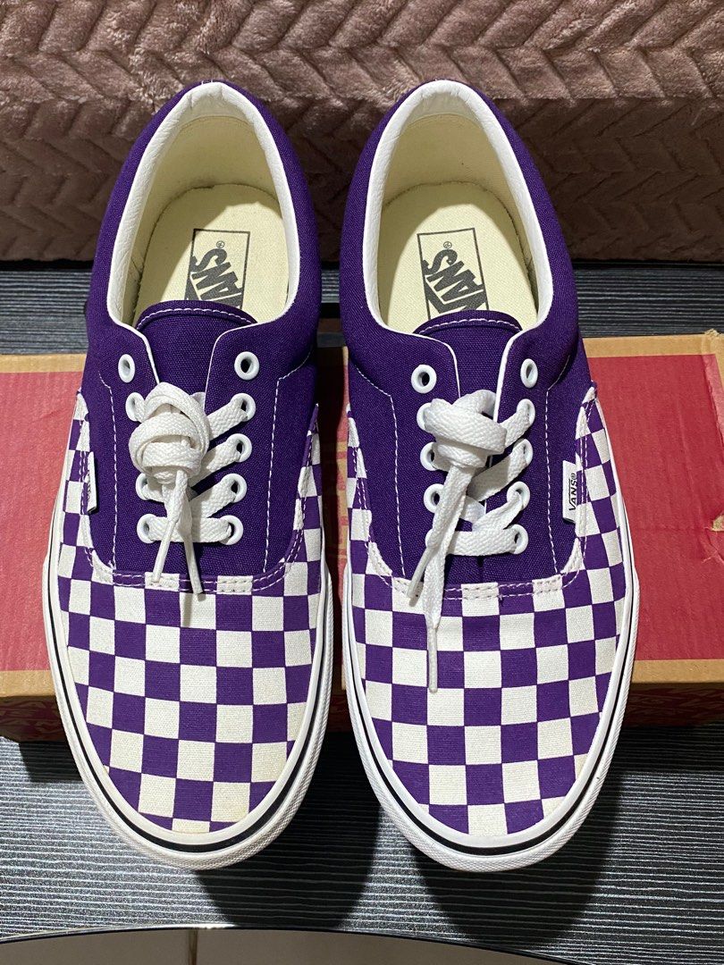 Vans discount checkerboard violet