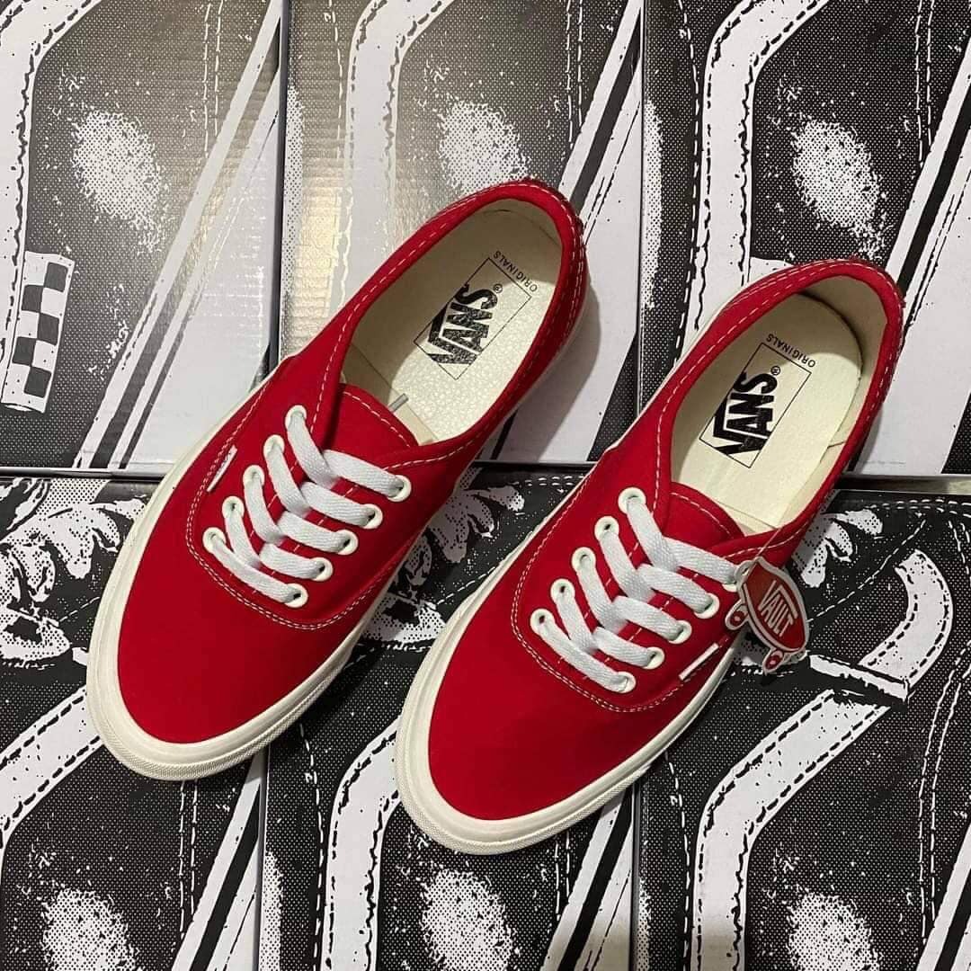 VANS RED CHILI PEPPER Women s Fashion Footwear Sneakers on