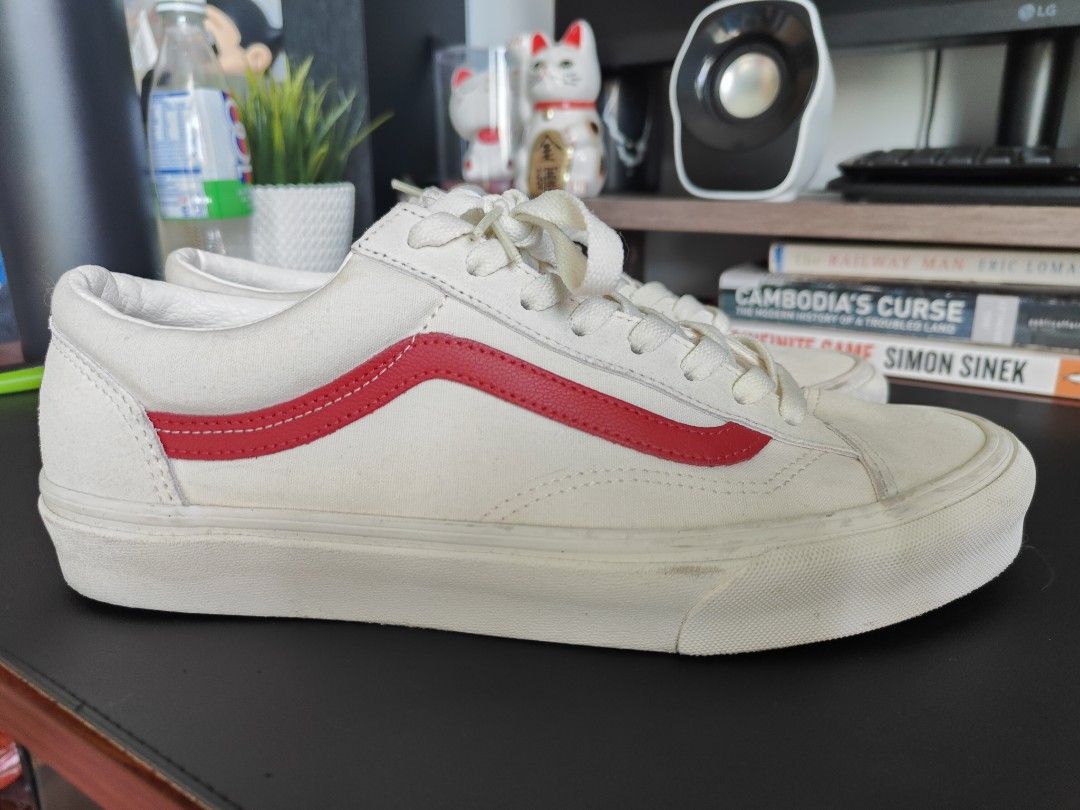VANS Style 36 Marshmallow Racing Red