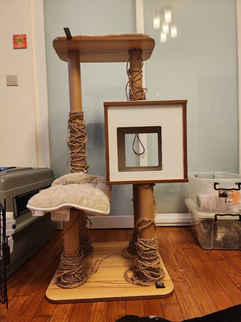 Vesper Cat Tree Needs New Home and TLC Includes new Gorilla Glue and