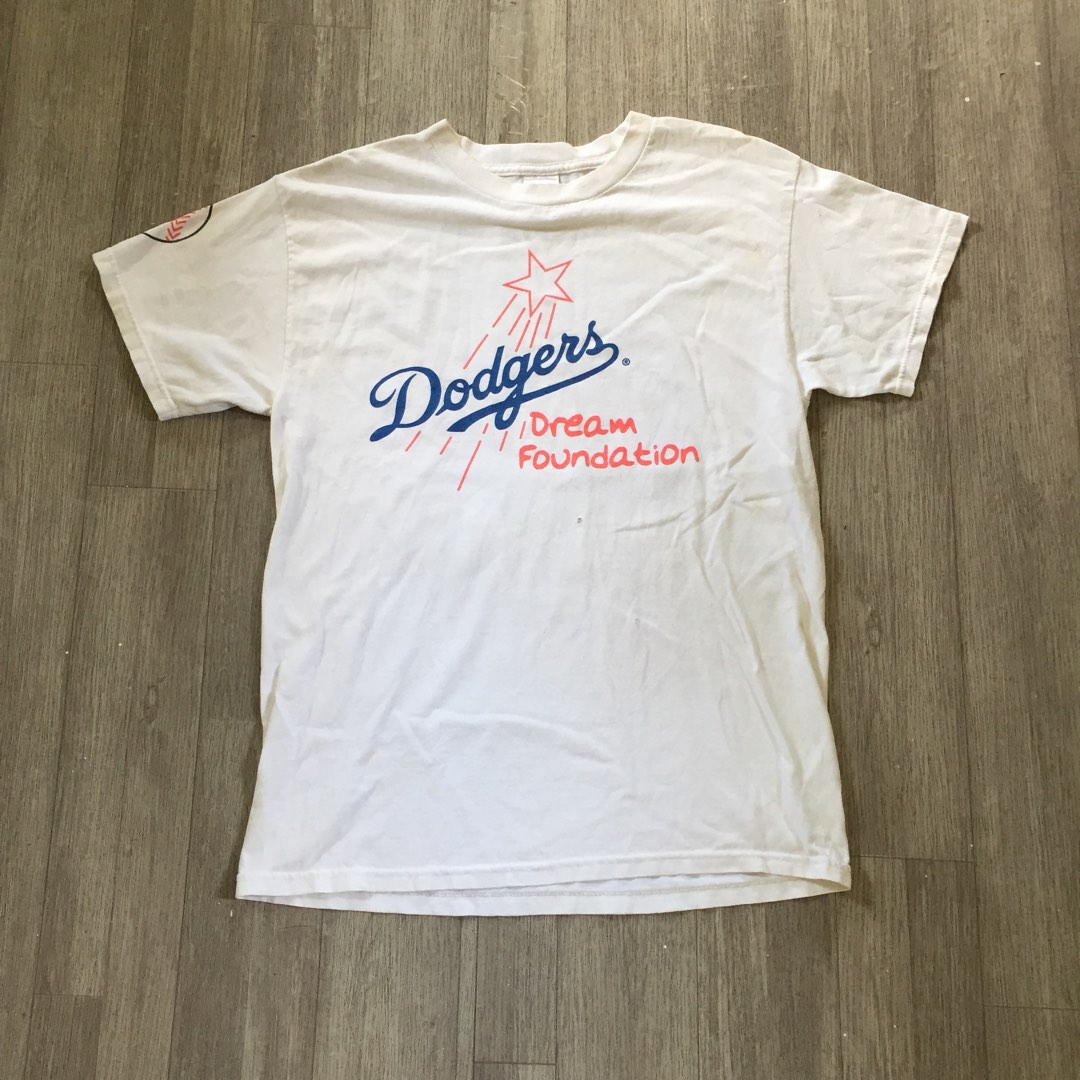 Vintage Dodgers Shirts Vintage Sports T shirts Dream Foundation Los Angeles  Dodgers Game Souvenir t shirt Adult Small White T shirts