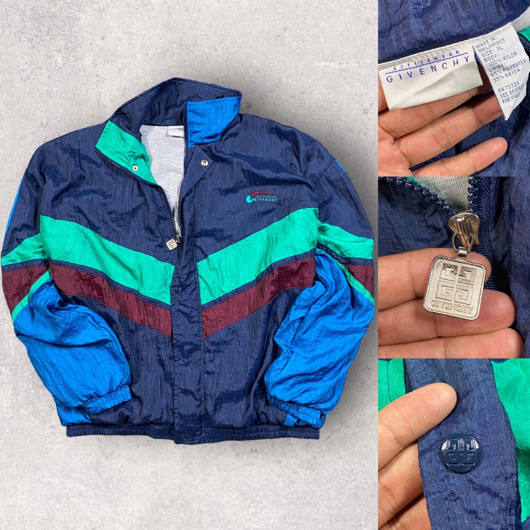 Vintage Givenchy Activewear Light Track Jacket on Carousell
