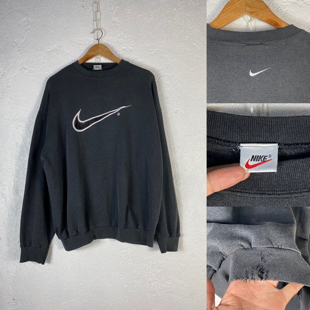 crew neck sweatshirt vintage nike